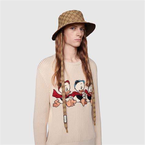 gucci donald duck cardigan|Disney x Gucci Donald Duck cotton wool jumper.